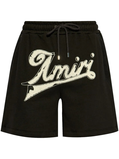 Jersey cotton drawstring shorts